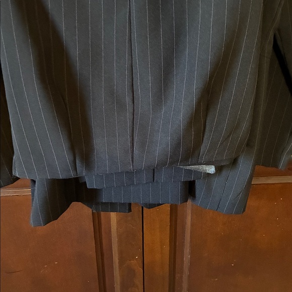 Women's Black Pinstripe Pantsuit - Picture 10 of 10